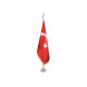 Makam Bayrağı Saçaklı Direksiz